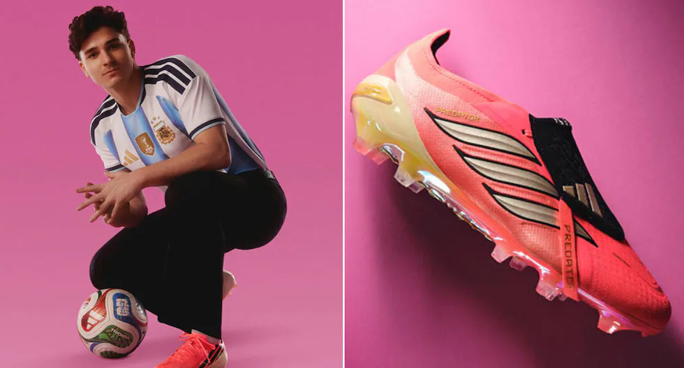 Adidas lanza colección de botines inspirada en el trofeo del Mundial 2026