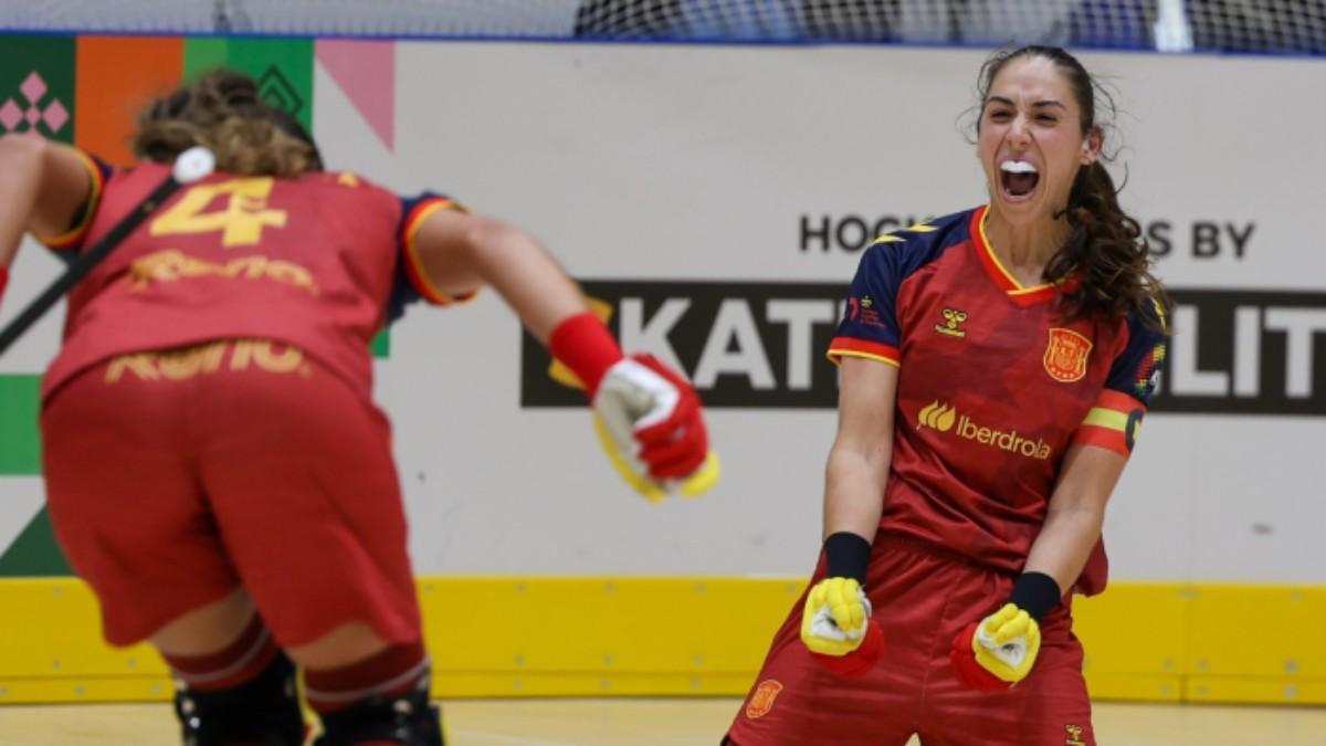 España domina a Argentina en el Mundial de hockey patines en Asunción
