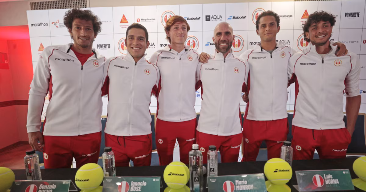 Perú presenta su equipo para enfrentar a Paraguay en Copa Davis 2026